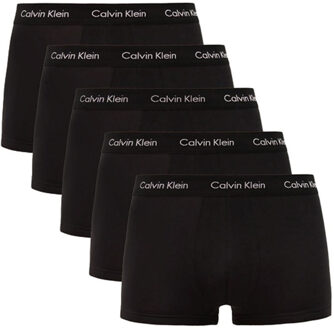 Calvin Klein Boxershorts 5-pack zwart low rise - M