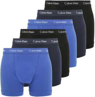 Calvin Klein Boxershorts 6-pack blauw - M