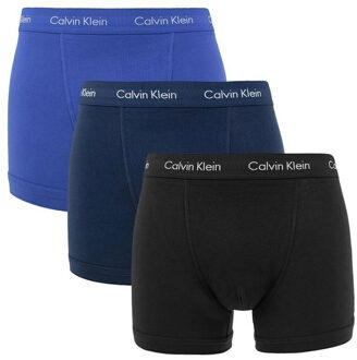 Calvin Klein Boxershorts - Heren - 3-pack - Blauw/Zwart/Navy - Maat M