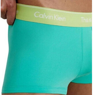 Calvin Klein Boxershorts heren logo - maat S Groen