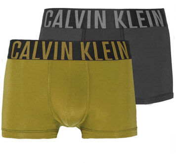 Calvin Klein boxershorts Intense power 2-pack groen-grijs - XL
