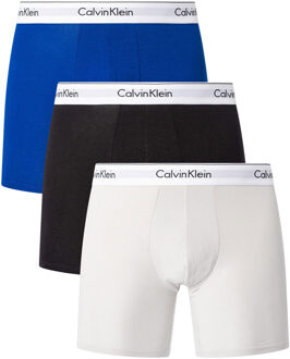 Calvin Klein Boxershorts long 3-pack multi - XL