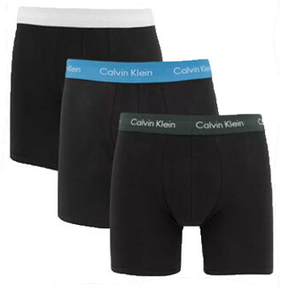 Calvin Klein Boxershorts long 3-pack zwart - M