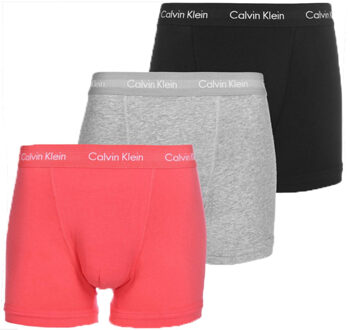 Calvin Klein Boxershorts met logoband in 3-pack Rood - S