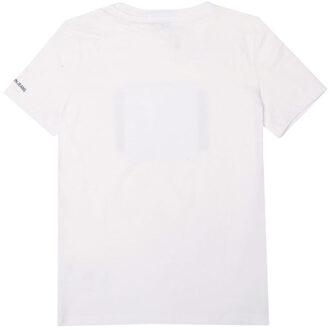 Calvin Klein Boy's Calvin Klein Infant Organic Cotton Logo T-Shirt in White Wit - 6J / 116cm