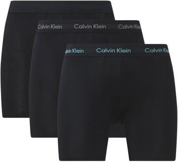 Calvin Klein Brief Boxershorts Heren (3-pack) zwart - blauw - bruin - L