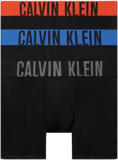 Calvin Klein Brief Boxershorts Heren (3-pack) zwart - rood - blauw - grijs - S