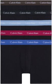 Calvin Klein Brief Boxershorts Heren (5-pack) zwart - bruin - blauw - roze - L