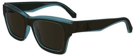 Calvin Klein Bruine Biogebaseerde Stof Zonnebril voor Mannen - maat