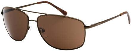 Calvin Klein bruine lens bruine zonnebril - maat