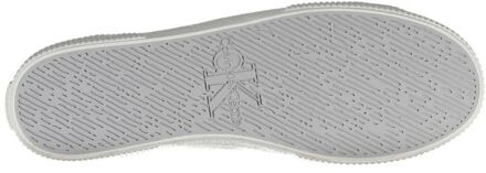 Calvin Klein Canvas Lage Sneaker met Veters - maat Wit