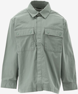 Calvin Klein Casual Shirt COTTON RIPSTOP LS SH khaki - 140/10J;152/12J;164/14J;176/16J