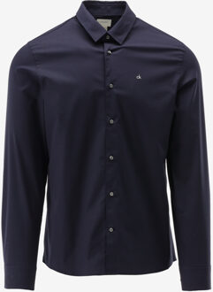 Calvin Klein Casual Shirt POPLIN donker blauw - S;M;L;XL;XXL