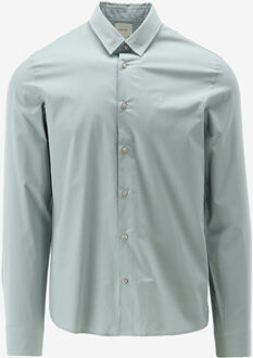 Calvin Klein Casual Shirt POPLIN STRETCH SLIM groen - M;L