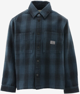 Calvin Klein Casual Shirt TEXTURED CHECKED SHI donker blauw - 176/16J