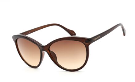 Calvin Klein Cat Eye Vrouwen Kristal Bruin Gradiënt CK19534S - One Size
