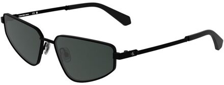 Calvin Klein Cat Eye Zonnebril Metalen Frame Zwart