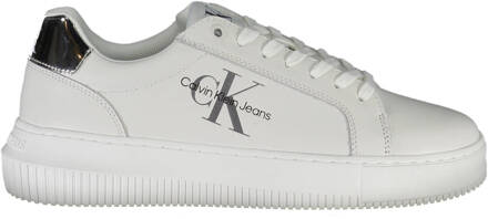 Calvin Klein Chunky Cupsole Laceup Sneakers Calvin Klein , White , Dames - 39 Eu,36 EU