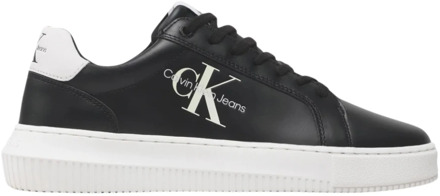 Calvin Klein Chunky Cupsole Sneakers Zwart Wit Calvin Klein , Black , Heren - 43 Eu,41 Eu,44 Eu,42 EU