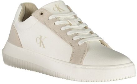 Calvin Klein Ck Jeans Lage Sneakers Casual - maat EU 44 Ivoor