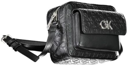Calvin Klein Ck Monogram Schoudertas Zwart