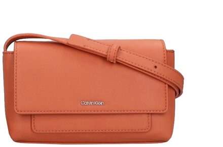 Calvin Klein Ck Must Mini Bag autumn leaf Damestas Oranje - H 12 x B 18.5 x D 6.5