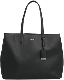 Calvin Klein Ck Must Shopper Md_P ck black Damestas Zwart - H 32 x B 40 x D 11.5