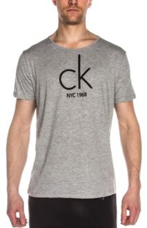 Calvin Klein CK NYC Relaxed Crew Tee Grijs - Medium