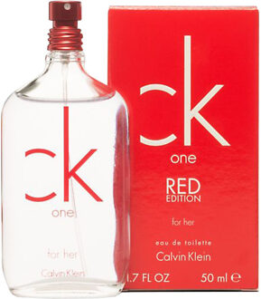 Calvin Klein CK ONE RED EDITION FOR HER - Eau de toilette - 50 ml