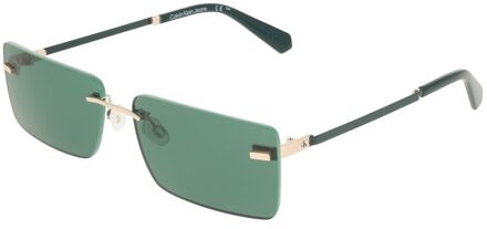 Calvin Klein Ck1275s Zonnebril Rechthoekig Frame Salie Groen