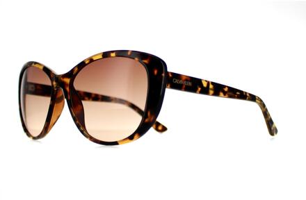 Calvin Klein CK19536S 210 kristal bruin bruine zonnebril - One Size