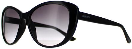 Calvin Klein CK19560S 001 zwart grijs gradiënt zonnebril - maat