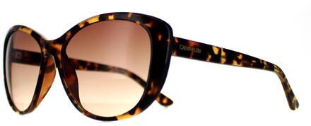 Calvin Klein CK19560S 235 tortoise bruin gradiënt zonnebril - One Size