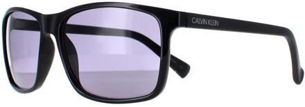 Calvin Klein CK19568S 001 zwart grijs gradiënt zonnebril - One Size