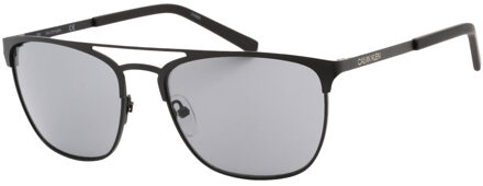 Calvin Klein CK20123S 001 matzwarte zonnebril