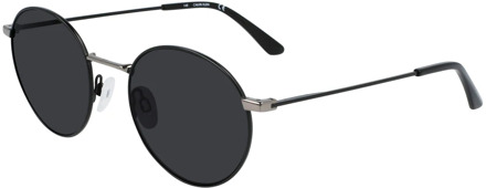 Calvin Klein Ck21108S Sunglasses, Ruhtenium Black/Grey Calvin Klein , Black , Heren - 51 MM