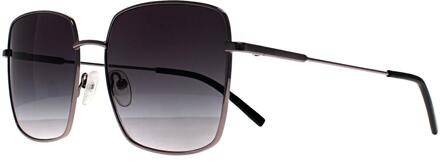 Calvin Klein CK22121S 051 licht ruthenium grijs gradiënt zonnebril