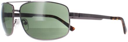 Calvin Klein CK22123S 051 licht ruthenium groen zonnebril Grijs