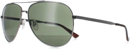 Calvin Klein CK22124S 051 licht ruthenium groen zonnebril Grijs - One Size