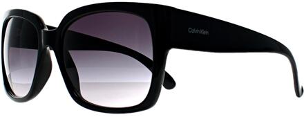 Calvin Klein CK22549S 001 glanzend zwart grijs gradiënt zonnebril