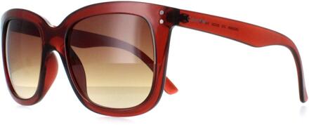 Calvin Klein CK22550S 210 transparant bruin zonnebril met kleurverloop - One Size