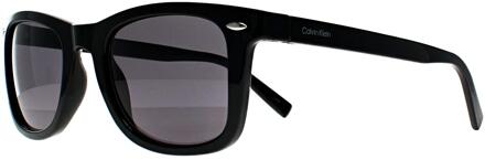 Calvin Klein CK22555S 001 glanzend zwart grijze zonnebril