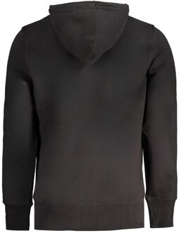 Calvin Klein Ckj Logo Hoodie Relaxed Fit Zwart