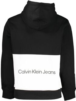 Calvin Klein Ckj Monogram Hoodie zwart - maat 2XL