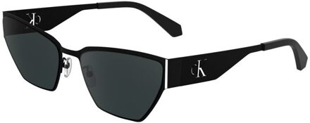 Calvin Klein Ckj733s Cat Eye Zonnebril Met UV Bescherming - maat Zwart