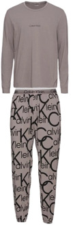 Calvin Klein Comfortabele katoenen pyjama voor heren Calvin Klein , Gray , Heren - L
