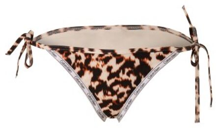 Calvin Klein Core Logo Tape Tie Side Bikini Brief Versch.kleure/Patroon,Bruin - X-Small,Small,Medium,Large