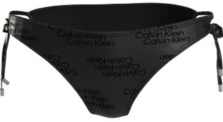 Calvin Klein Core Tonal Logo Tie Side Bikini Brief Zwart - X-Small,Small,Medium,X-Large