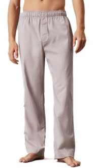 Calvin Klein Cotton Poplin Sleep Pant Grijs - Small,Medium,Large,X-Large