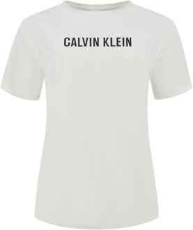 Calvin Klein Crew Neck Shirt Dames wit - zwart - L